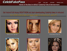 Tablet Screenshot of celebfakepass.com
